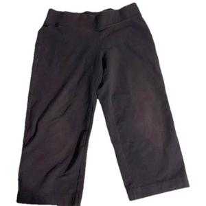 Lands End black starfish crop leggings